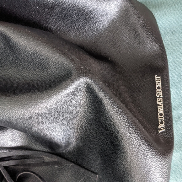 Victoria Secret Black Fringe Backpack - Picture 8 of 9